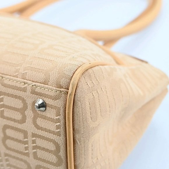 Authentic BALENCIAGA BB Logo Hand Tote Bag Canvas Leather ❤️🌹❤️ - Picture 11 of 16